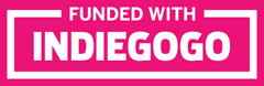  Funded with Indiegogo Logo